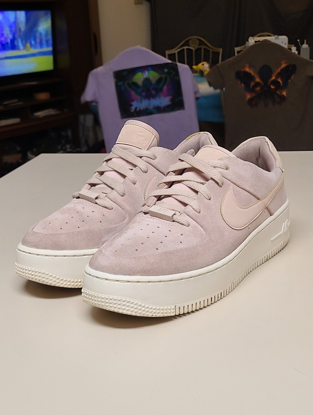 Nike Air Force 1 Low Particle Beige casual low top sneakers size 9.5